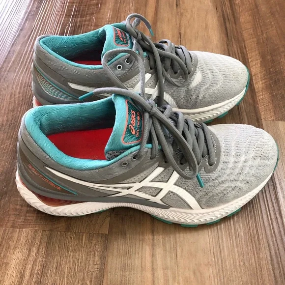 ASICS Women's Gel-Nimbus 22 Running Shoes 1012A587 Sheetrock 6.5M - Picture 3 of 10